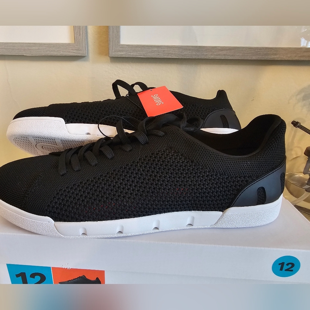 SWIMS NEW WITH TAGS- Black and White Sneakers